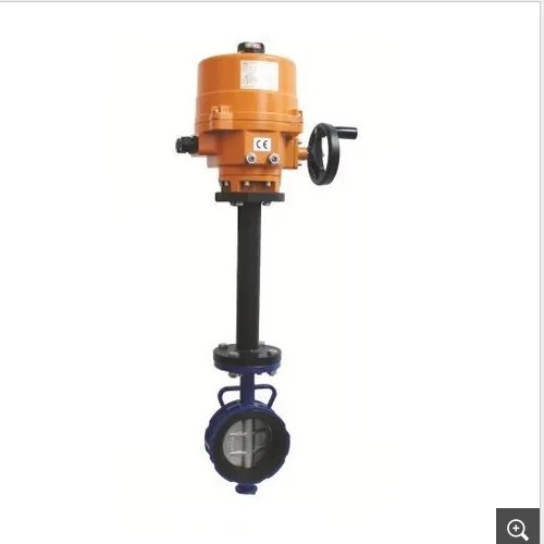 Electric Actuator Operated Extended Stem Butterfly Valve