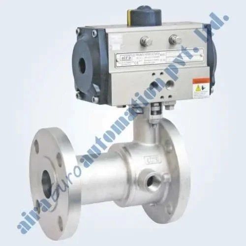 Pneumatic Actuator Operated Jacketed Floating Ball Valve