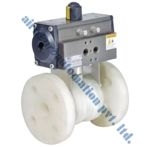 Pneumatic Actuator Operated Polypropylene Ball Valve