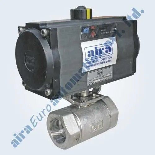 Pneumatic Actuator Operated High Pressure Ball Valve Size: 1/2" To 2"