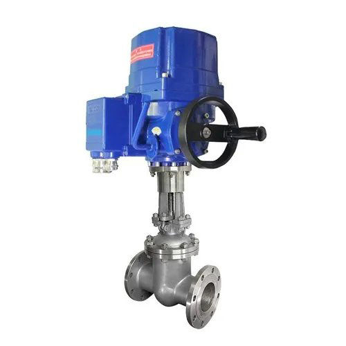 Blue Gate Valve Motorised