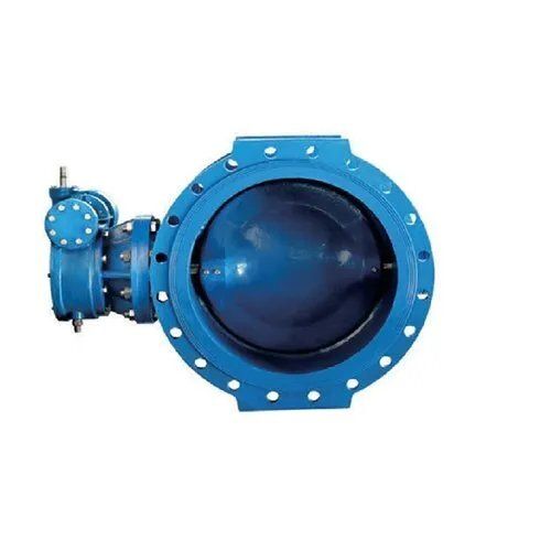 Blue Pneumatic Butterfly Valve