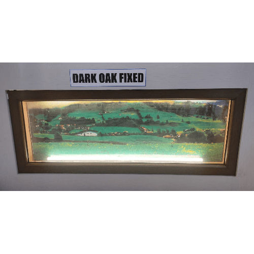 UPVC Dark Oak Fixed Window