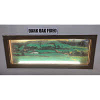 Upvc Dark Oak Fixed Window - Application: Commercial & Residential