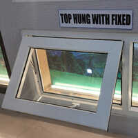UPVC Top Hung Fixed Window - Aluminum Alloy, Customized Size, Color as Per Requirement | Suitable for Commercial & Residential Applications