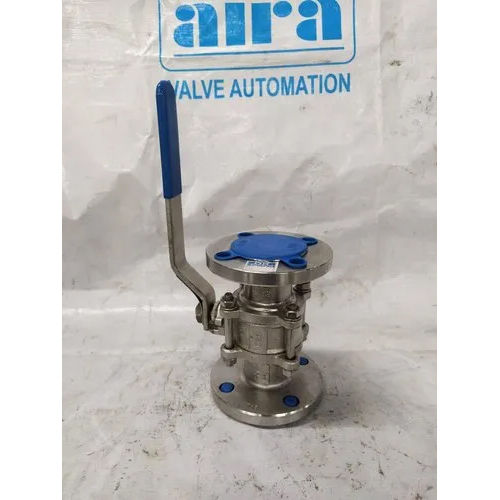 Silver Pneumatic Valve Automation