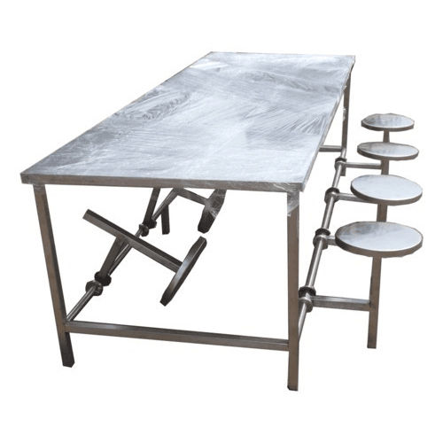 Stainless Steel Canteen Table 8 Seater