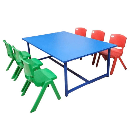 Kids Table Chair Set 6 Seater - Color: Any Color