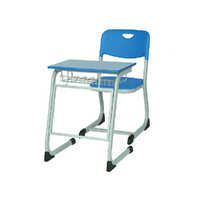 Student Study Table - Wood & Steel, Without Rails | Durable, Easy To Clean, Lightweight, Easy To Install, 2-year Warranty