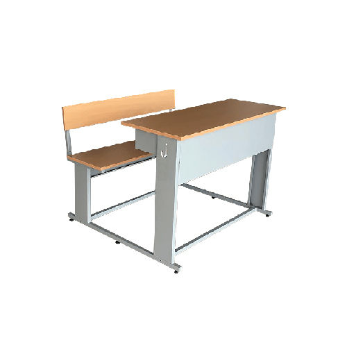 Two Seater Classroom Desk With Lock - Color: Any Color