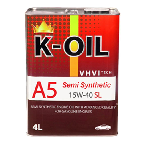 4 Ltr SAE A5 15W40 SL Semi Synthetic Engine Oil