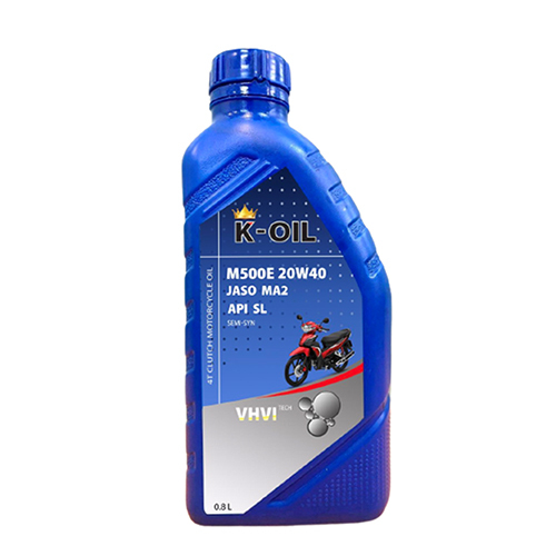0.8 Ltr M500E 20W50 4T Scooter Motorcycle Oil