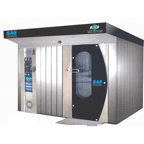 Commercial Rotary Rack Oven - Stainless Steel Customized Size | Electric Power Source Ideal for Hotel Use