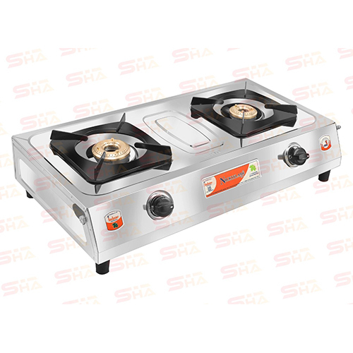 Two Burner LPG Gas Stove COMMANDER 1.3 BRASS TOP (LIGHT MATERIAL) COMANDO 1.3 BT 2022