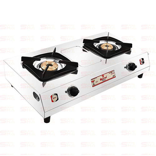 Two Burner LPG Gas Stove 2BR XXL JOINTLESS BODY Cosmos 2104