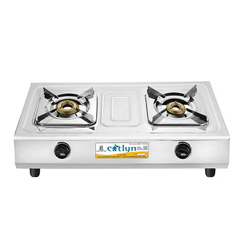 Two Burner LPG Gas Stove Primo SS SQ - GS-PR-2B-SS-MS-SQ