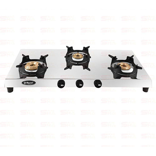 Three Burner Gas Stove 3BR 1.2GAUGE SLEEK 5.65KGS BODY Athena 3301