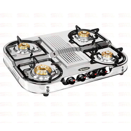 Four Burner Gas Stove 4BR DOUBLE DECKER JUMBO Hercules 4202