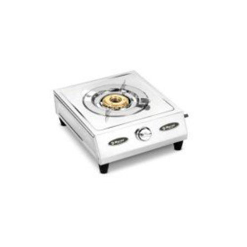 Single Burner LPG Gas Stove S-BR BUTTERFLY(800GM) Vs2 S.S. P-S BRASS TOP Model No 1013