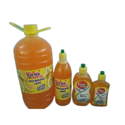 Yellow Virus Lemon Dishwash Liquid Pack Set