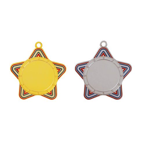 All Colors 2.75 Inch Coloured Galaxy Star Medal