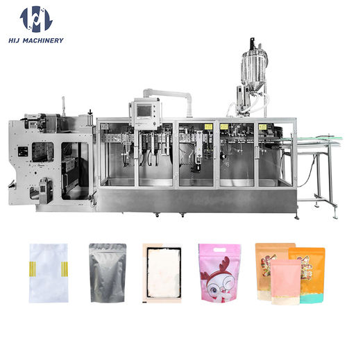 automatic horizontal flat bag doypack form fill seal hffs packing machine liquid powder packaging machine