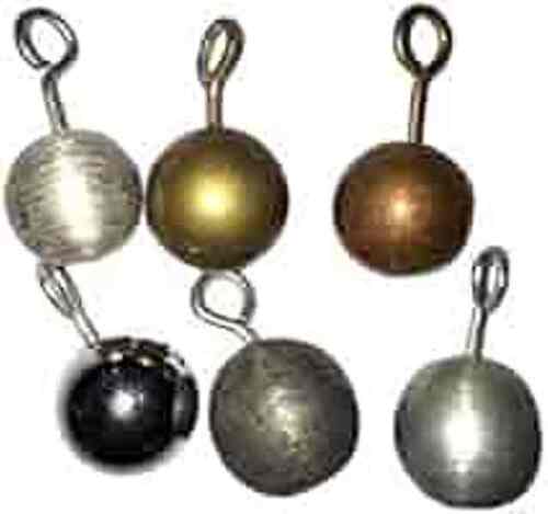 Pendulum Bob  Set of 6 different Metal dia For Physics Lab