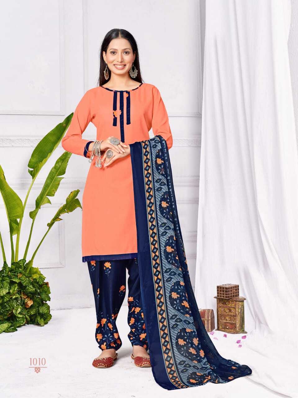 RNX Ruhi Patiyala American Crepe