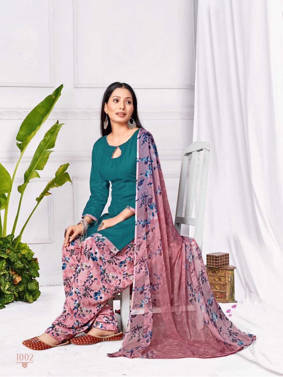 RNX Ruhi Patiyala American Crepe
