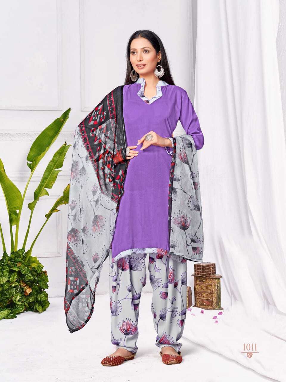 RNX Ruhi Patiyala American Crepe