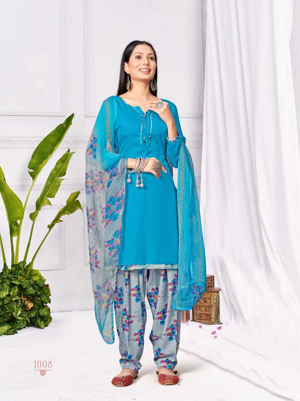 RNX Ruhi Patiyala American Crepe