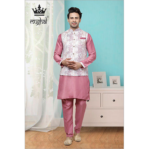 Mens Designer Kurta With Jacket