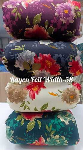 RAYON FOIL PRINT...