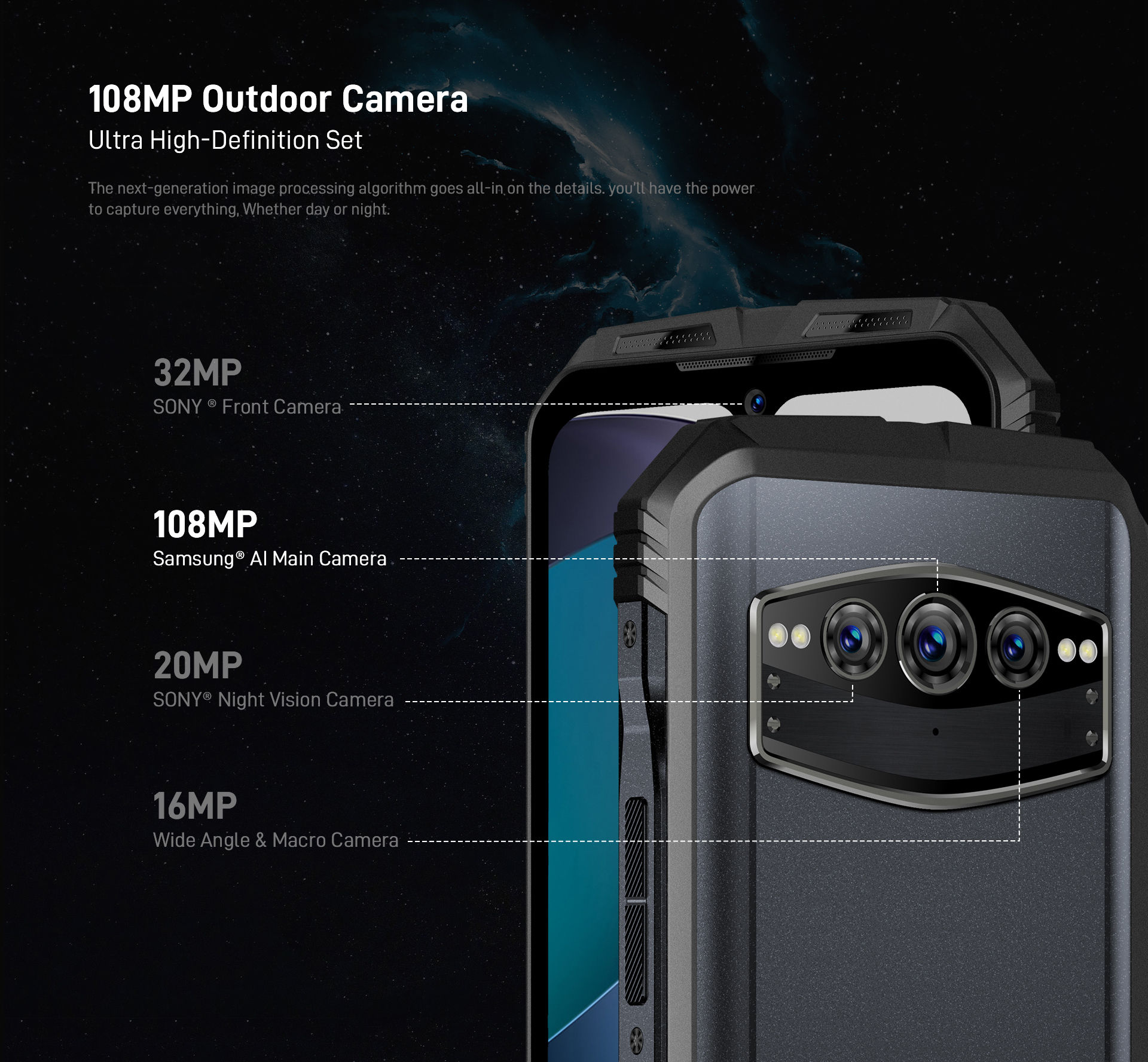 DOOGEE V30T ANDROID RUGGED SMARTPHONE