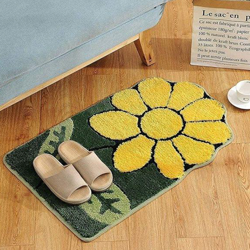 Sunflower Leaf Shape Door Mat