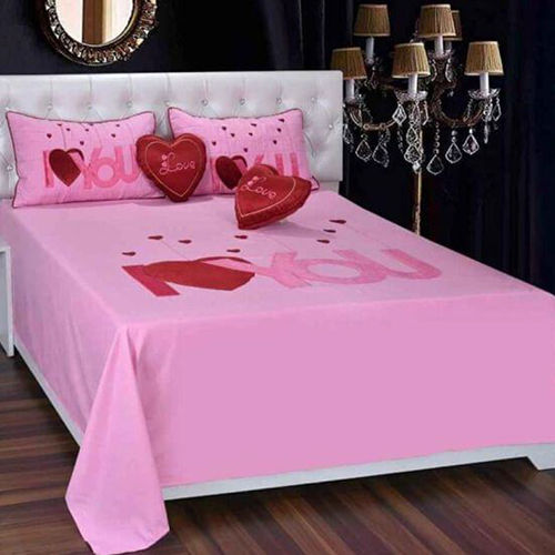 Shrink Resistant I Love You Double Bedding Set