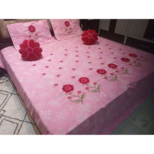 5 Pcs Flower Series Embroidered Bedding Set