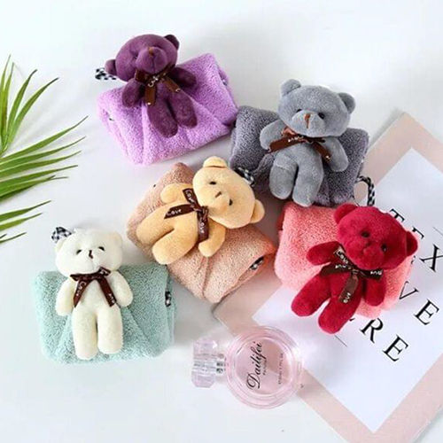 Teddy Hanging Towel Pack Of 6