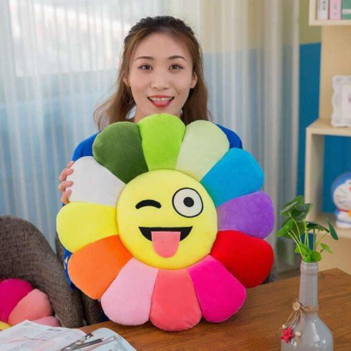 Sunflower Smiley Cushions