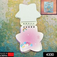 CARTOOM DIARY PERSONAL DIARY PRINTED FANCY PAGE DIARY MULTI SHAPE CARTOON DIARY (UNIQUE MINI DIARY POCKET SIZE DIARY TRAVEL DIARY NOTEBOOK ) (1 PC) (4327)