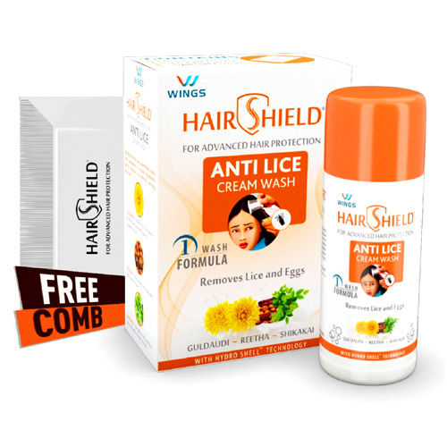 White Hairshild Anti Lice Hair Cream