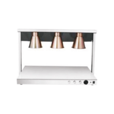 Triple Lamp Warmer With Base Heater Application: Commercial