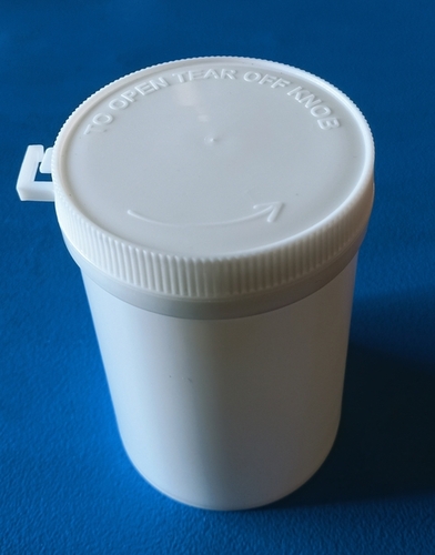 Round Tamper Proof Container - Plastic, 62 x 92 mm | Secure Screw Cap, Tamper-Evident Seal, RFID Tracking, Durable for Valuable Storage