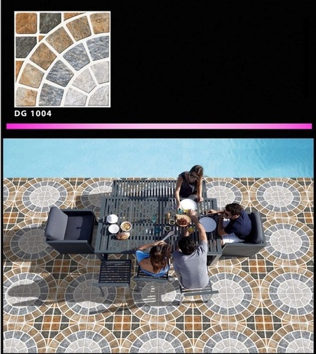 Slip Resistant Parking Tile - Tile Material: Natural Stone