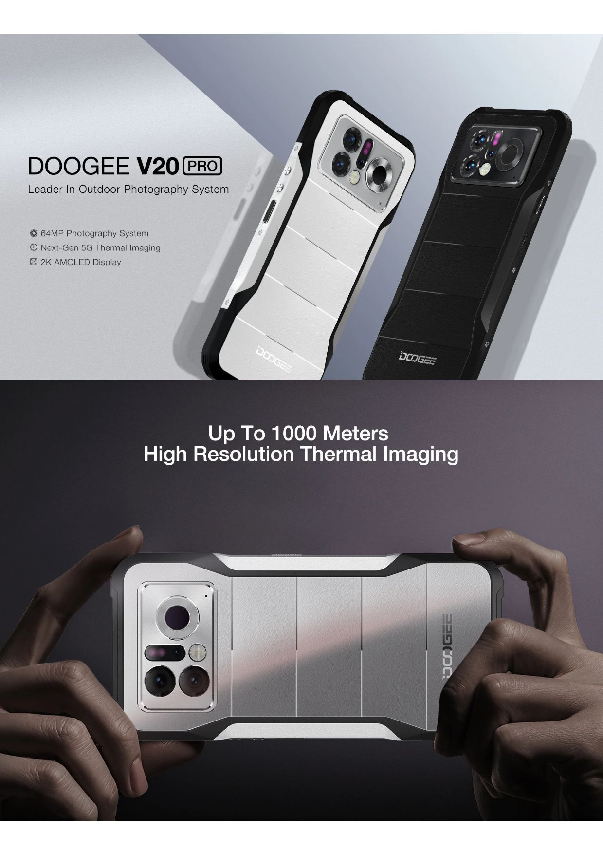 DOOGEE V20pro  ANDROID RUGGED SMARTPHONE