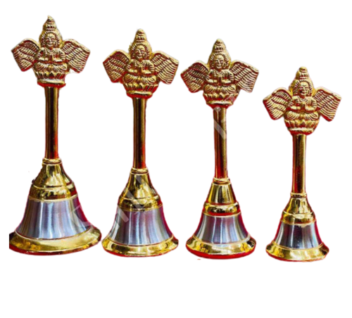 Brass Pooja Hand Bells