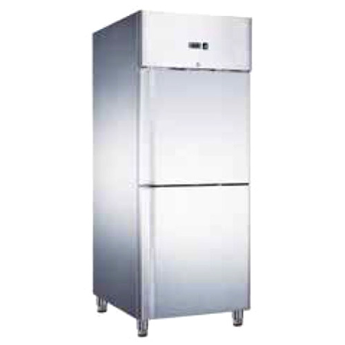 Stainless Steel 2 Door Vertical Chiller-Freezer