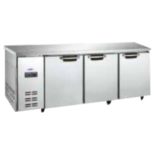 Stainless Steel 3 Door Work Top Chiller-Freezer