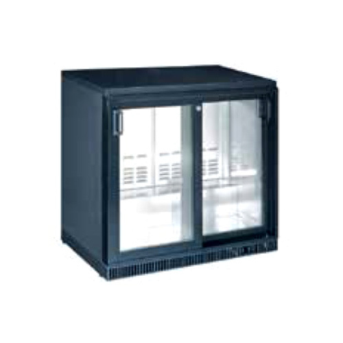 Stainless Steel 2 Door Back Bar Chiller