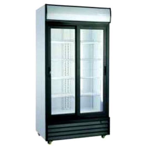 Different Available Double Glass Door Beverage Cooler
